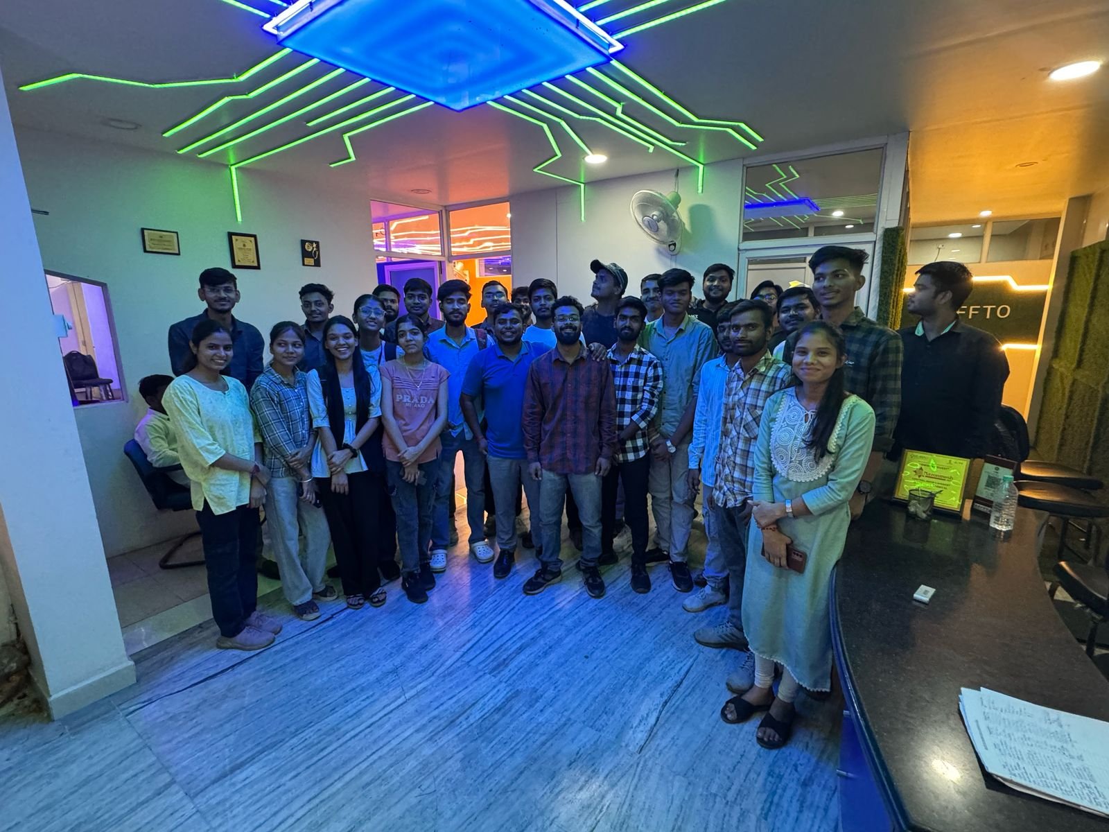 Innovation showcase with student projects