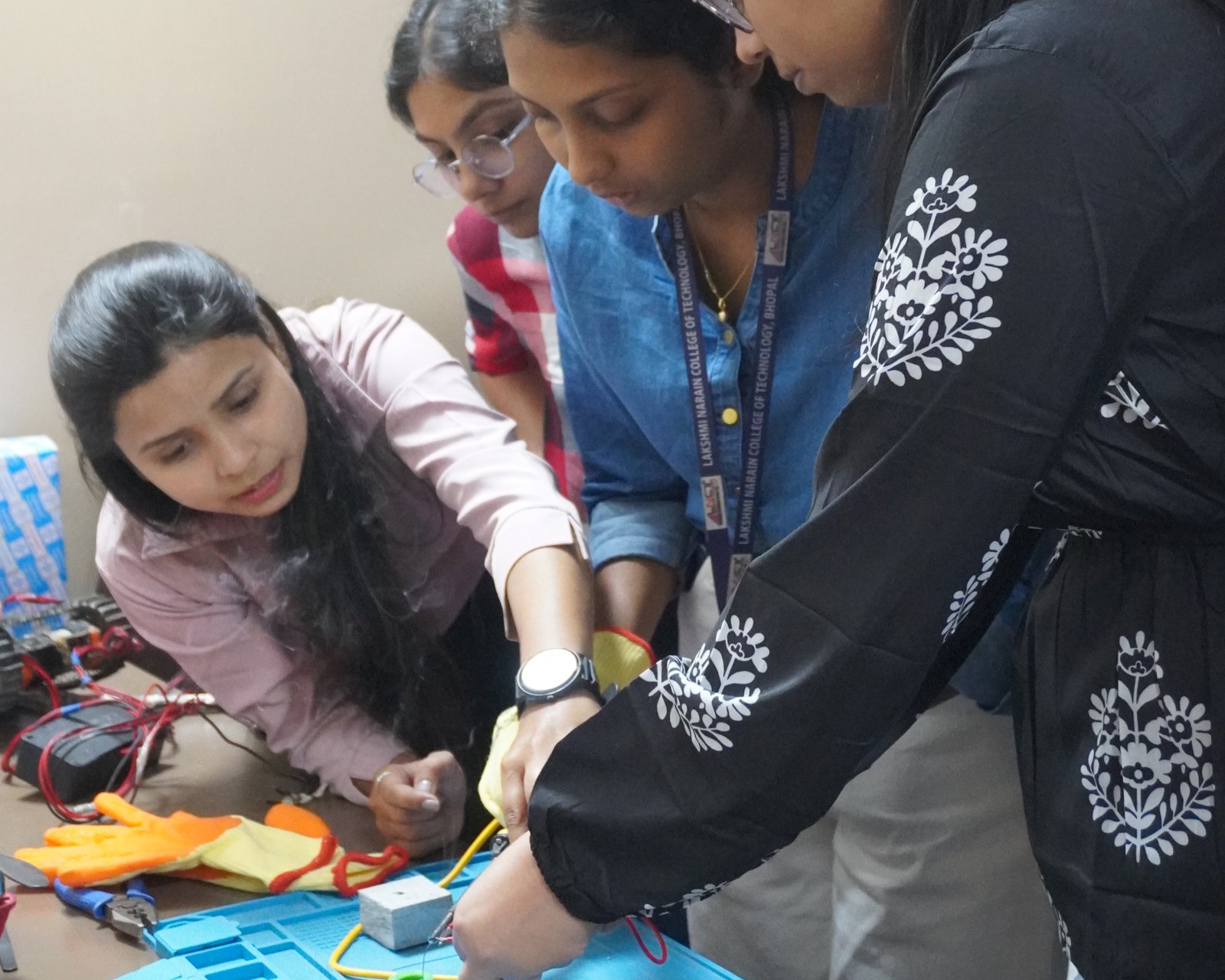 Hands-on drone workshop session